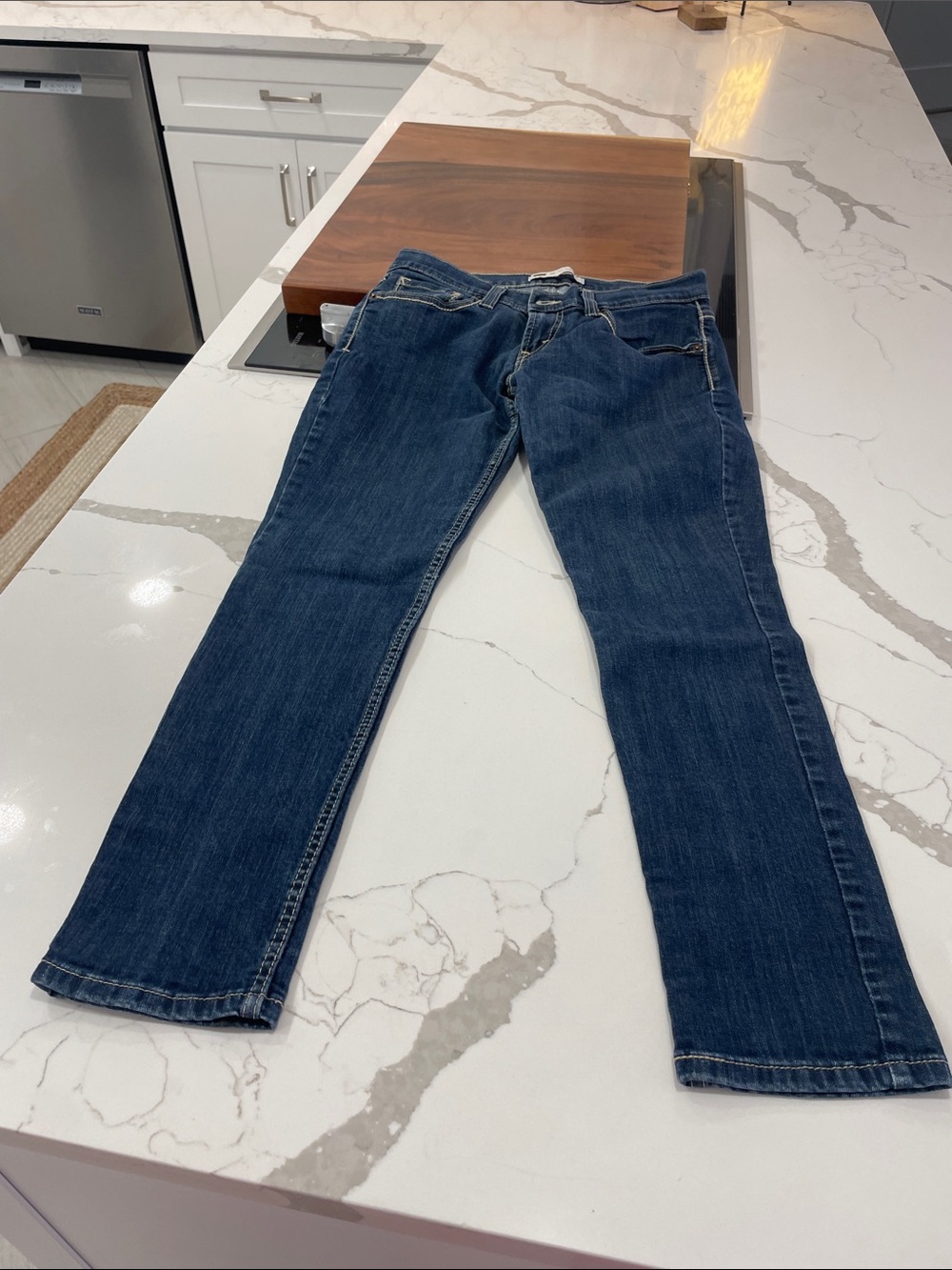 Levi's Blue Straight-Leg Women's Jeans
